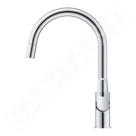 Grohe Start Flow - Mitigeur d’évier avec bec extractible, chrome 30569000