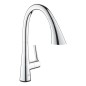 Grohe ZedraTouch - Mitigeur électronique d'évier avec douchette extractible, chrome 30219002 Grohe ZedraTouch - Mitigeur électronique d'évier avec douchette extractible, chrome 30219002