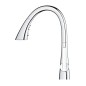 Grohe ZedraTouch - Mitigeur électronique d'évier avec douchette extractible, chrome 30219002 Grohe ZedraTouch - Mitigeur électronique d'évier avec douchette extractible, chrome 30219002