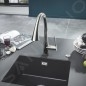 Grohe ZedraTouch - Mitigeur électronique d'évier avec douchette extractible, chrome 30219002 Grohe ZedraTouch - Mitigeur électronique d'évier avec douchette extractible, chrome 30219002