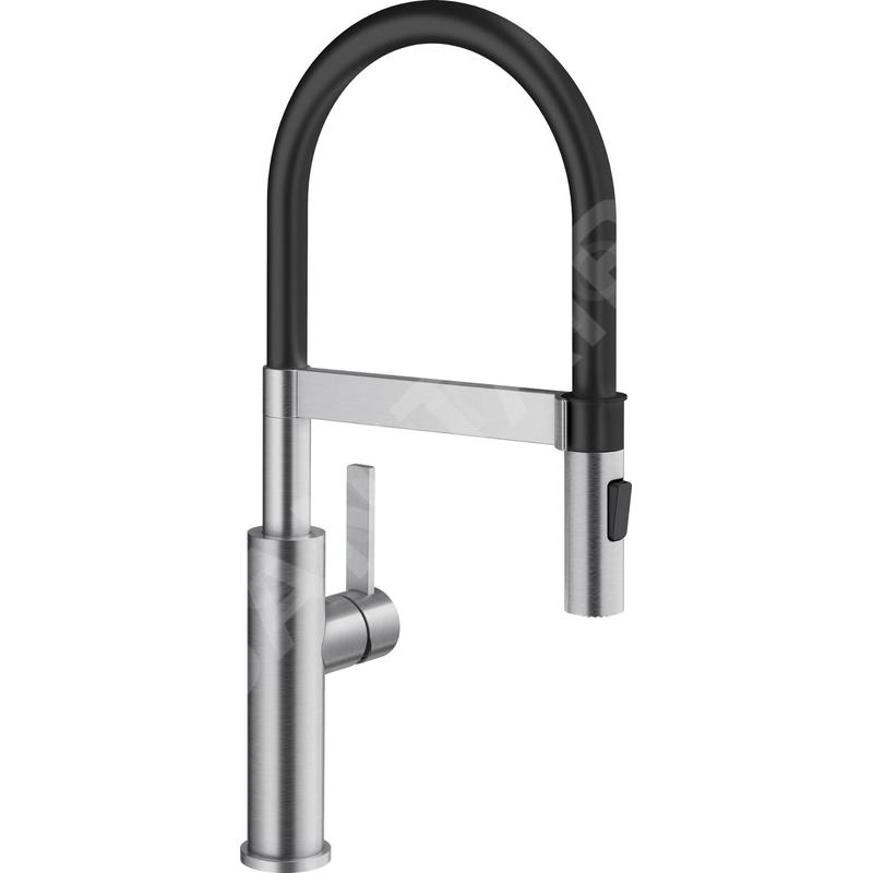 Blanco Sonea S - Mitigeur d'évier avec bras et douche flexibles, inox brossé 526616