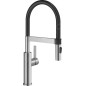 Blanco Sonea S - Mitigeur d'évier avec bras et douche flexibles, inox brossé 526616