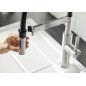 Blanco Sonea S - Mitigeur d'évier avec bras et douche flexibles, inox brossé 526616