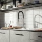 Blanco Sonea S - Mitigeur d'évier avec bras et douche flexibles, inox brossé 526616