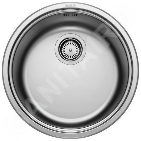 Blanco Rondosol - Évier, diamètre 460 mm, inox brossé 513306