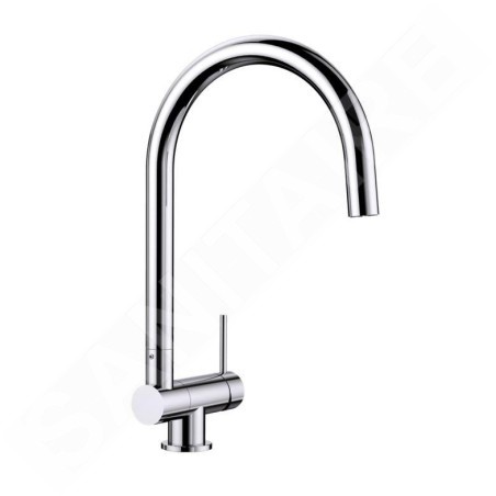 Blanco Coressa F - Robinetterie d’évier pour montage devant fenêtre, chrome 521543