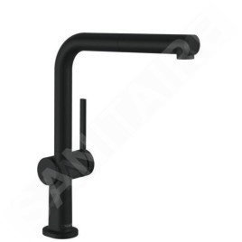 Hansgrohe M54 - Mitigeur d’évier Talis avec douchette extractible, sBox, noir mat 72809670