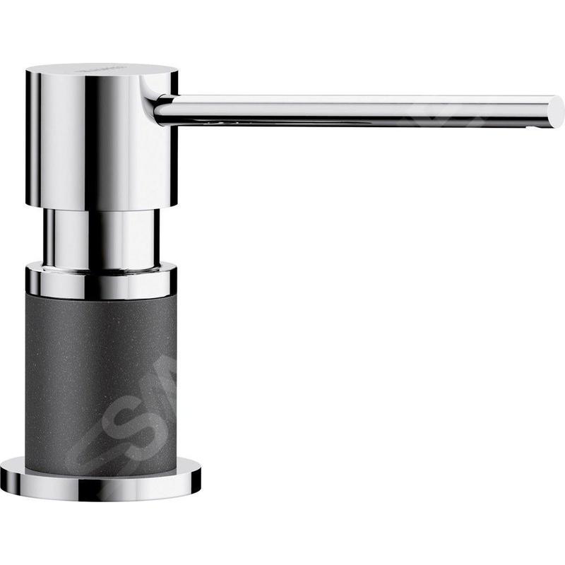 Blanco Accessoires - Distributeur de savon Lato, anthracite / chrome 525810