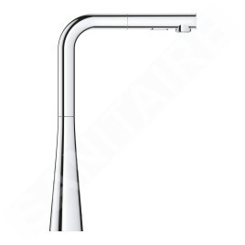 Grohe Zedra - Mitigeur d'évier avec douchette extractible, SmartControl,  chrome 32553002