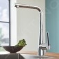 Grohe Zedra - Mitigeur d'évier avec douchette extractible, SmartControl, chrome 32553002 Grohe Zedra - Mitigeur d'évier avec douchette extractible, SmartControl, chrome 32553002