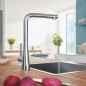 Grohe Zedra - Mitigeur d'évier avec douchette extractible, SmartControl, chrome 32553002 Grohe Zedra - Mitigeur d'évier avec douchette extractible, SmartControl, chrome 32553002