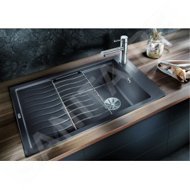 Blanco Elon XL 6 - Évier en silgranit, 780x500 mm, noir 525883