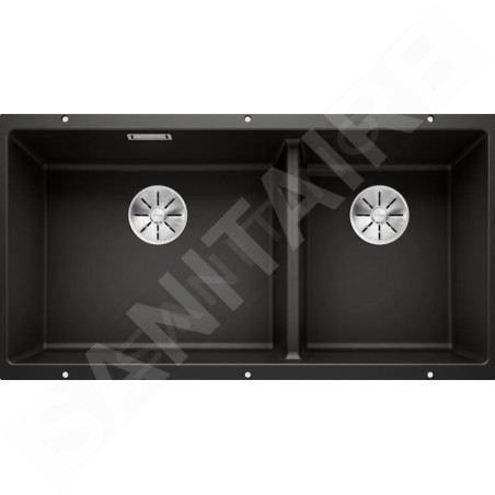Blanco Subline 480/320 - Évier en silgranit, 855x460 mm, noir 525993