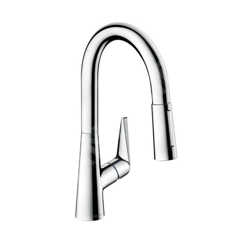 Hansgrohe Talis M51 - Mitigeur d’évier 160 avec douchette extractible, chrome 72815000