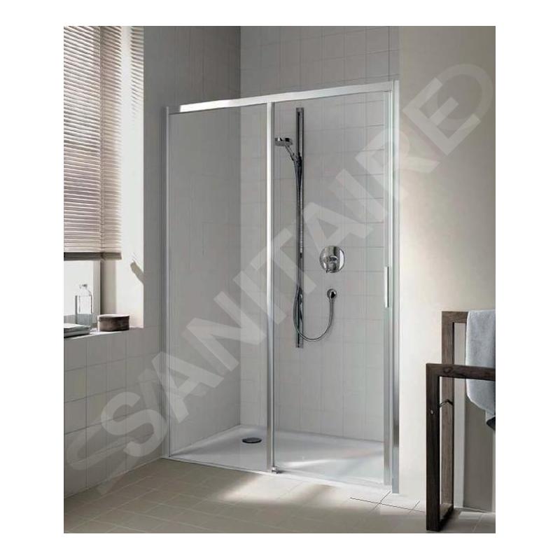 Kermi CADA XS - Porte de douche D2L 135x200 cm, gauche, argent brillant/verre transparent CKD2L13520VPK Kermi CADA XS - Porte de douche D2L 135x200 cm, gauche, argent brillant/verre transparent CKD2L13520VPK