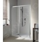Kermi CADA XS - Porte de douche D2L 135x200 cm, gauche, argent brillant/verre transparent CKD2L13520VPK Kermi CADA XS - Porte de douche D2L 135x200 cm, gauche, argent brillant/verre transparent CKD2L13520VPK