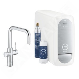Grohe Blue Home - Mitigeur d’évier Connected, avec unité réfrigérante et filtration, chrome 31456001