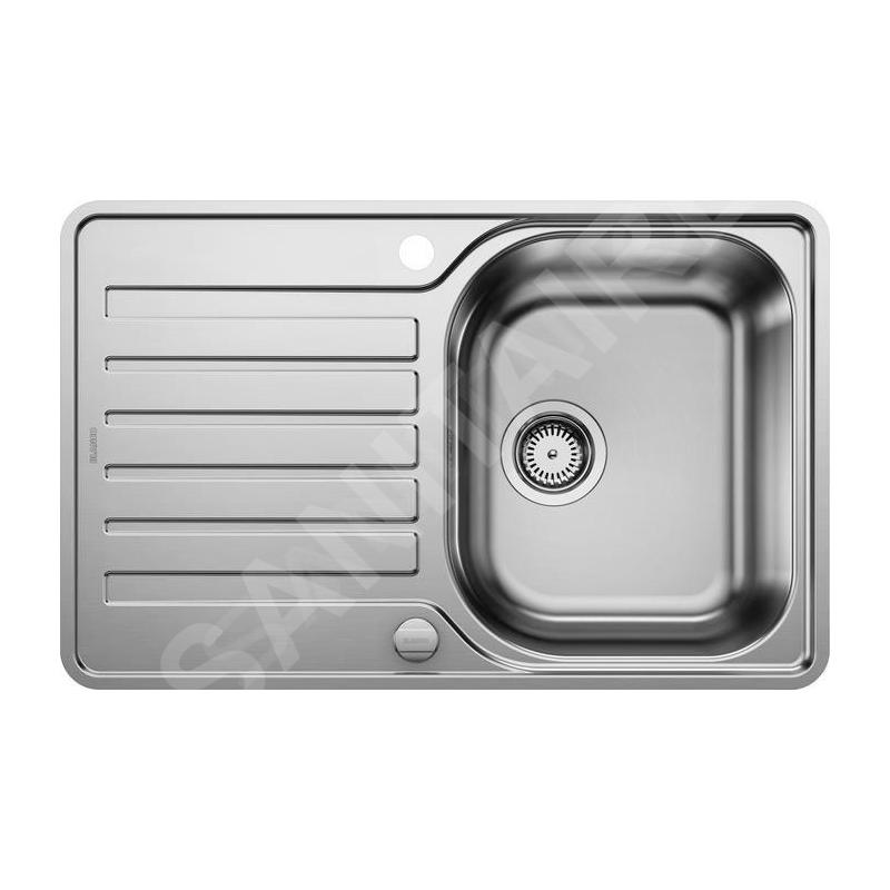Blanco Lantos 45 - Évier, 768x488 mm, avec commande du vidage, inox brossé 519059