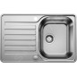 Blanco Lantos 45 - Évier, 768x488 mm, avec commande du vidage, inox brossé 519059