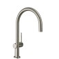 Hansgrohe M54 - Mitigeur d'évier Talis, simili inox 72804800