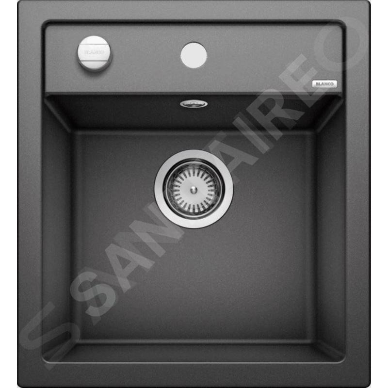 Blanco Dalago 45 - Évier en Silgranit, 465x510 mm, avec commande du vidage, anthracite 517156