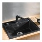Blanco Dalago 6 - Évier en Silgranit, 615x510 mm, avec commande du vidage, anthracite 514197 Blanco Dalago 6 - Évier en Silgranit, 615x510 mm, avec commande du vidage, anthracite 514197