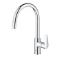 Grohe Start Edge - Mitigeur d’évier avec bec extractible, chrome 30550000
