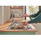 Grohe Start Edge - Mitigeur d’évier avec bec extractible, chrome 30550000