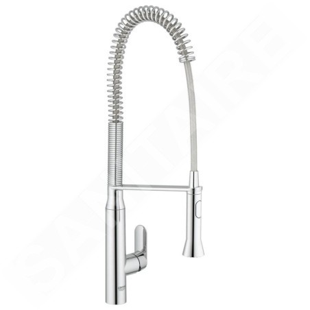 Grohe K7 - Mitigeur d’évier avec bras flexible, chrome 32950000