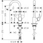 Hansgrohe Logis - Mitigeur d’évier 260, chrome 71835000