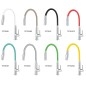 Novaservis Ferro - Mitigeur d'évier avec bras flexible, 2 jets, noir / chrome 70730,0C