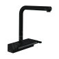 Hansgrohe M81 - Mitigeur d'évier Aquno Select 250 avec bec extractible et jet plat, sBox, noir mat 73830670 Hansgrohe M81 - Mitigeur d'évier Aquno Select 250 avec bec extractible et jet plat, sBox, noir mat 73830670