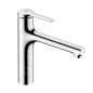 Hansgrohe Zesis M33 - Mitigeur d'évier 160, avec douchette extractible, sBox lite, chrome 74804000
