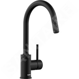 Blanco Mida S - Mitigeur d'évier avec bec extractible, noir mat 526653
