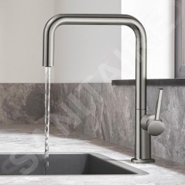 Hansgrohe M54 - Mitigeur d'évier Talis, simili inox 72806800