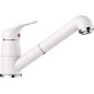 Blanco Daras S - Robinetterie d’évier avec douchette extractible, blanc 517735