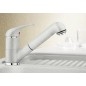 Blanco Daras S - Robinetterie d’évier avec douchette extractible, blanc 517735