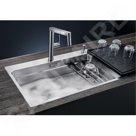 Blanco Etagon 700 - Évier 740x500 mm avec commande excentrique et rails, inox 524274