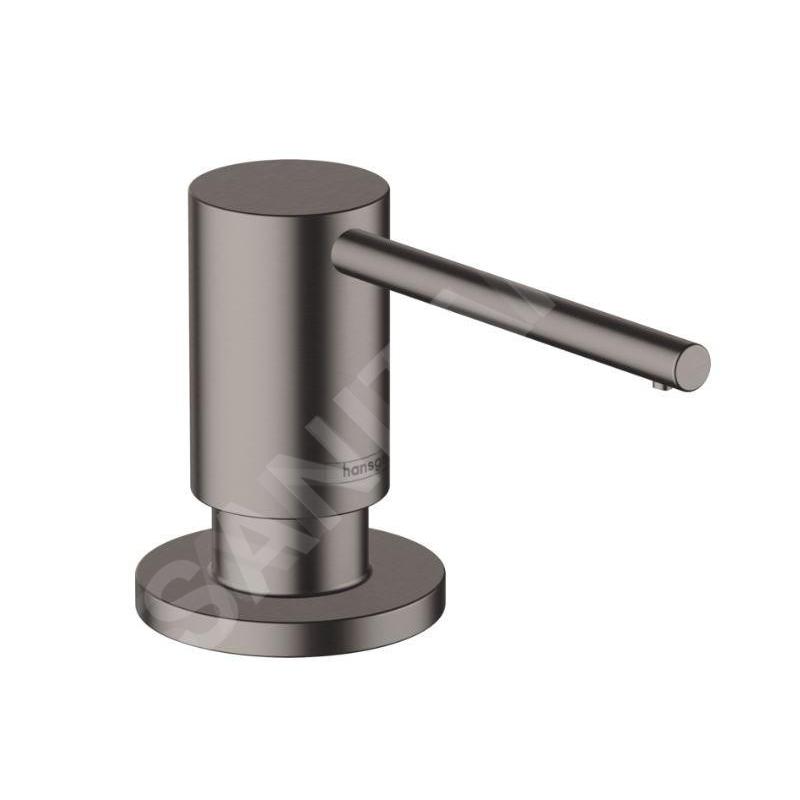 Hansgrohe Accessoires - Distributeur de détergent A41, 500 ml, chrome noir brossé 40438340