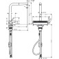 Hansgrohe M81 - Mitigeur d'évier Aquno Select avec bec extractible, 2 jets, aspect acier inox 73836800 Hansgrohe M81 - Mitigeur d'évier Aquno Select avec bec extractible, 2 jets, aspect acier inox 73836800