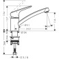 Hansgrohe Logis - Mitigeur d’évier 120, chrome 71830000