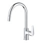 Grohe Start Edge - Mitigeur d’évier avec bec extractible, chrome 30551000