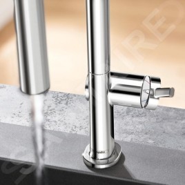 Hansgrohe M54 - Mitigeur d'évier Talis avec bec extractible, chrome 72802000