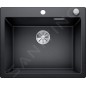 Blanco Pleon 6 - Évier en silgranit, 615x510 mm, avec commande de vidage, noir 525954