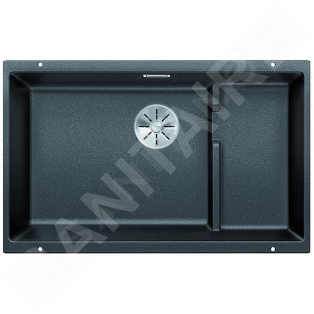 Blanco Subline 700 - Évier en silgranit, 730x460 mm, avec des accessoires, noir 526003