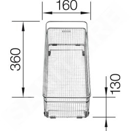 Blanco Subline 700 - Évier en silgranit, 730x460 mm, avec des accessoires, noir 526003