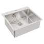 Alveus Quarto - Évier 550x480 mm, inox 1124382
