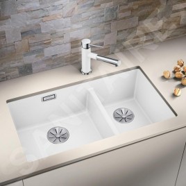 Blanco Subline 480/320 - Évier en silgranite, 855x460 mm, blanc 523588