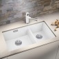 Blanco Subline 480/320 - Évier en silgranite, 855x460 mm, blanc 523588