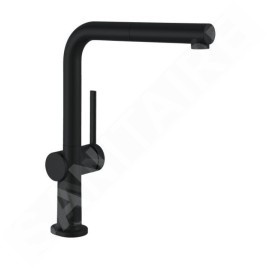 Hansgrohe M54 - Mitigeur d’évier Talis avec manchon de fermeture extractible, EcoSmart, noir mat 72845670